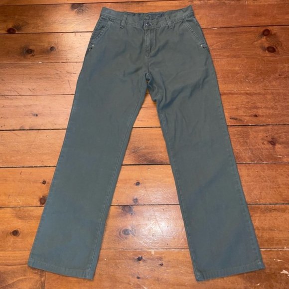 Island Trotters Green Khaki Chino Dress Casual Pants 30 x 30 - Picture 2 of 10